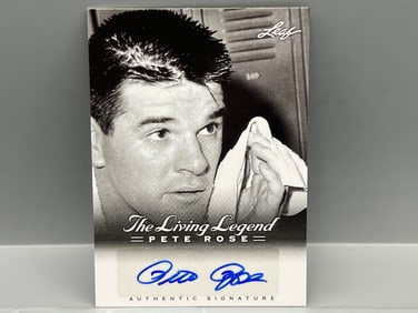 2012 Leaf The Living Legend Pete Rose Auto #AU-30