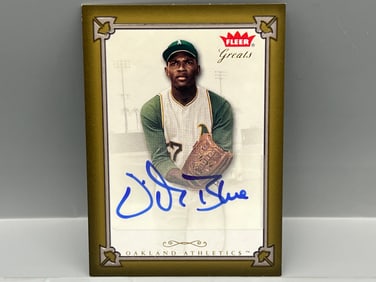 2004 Fleer Greats Vida Blue Auto #GBA-VB