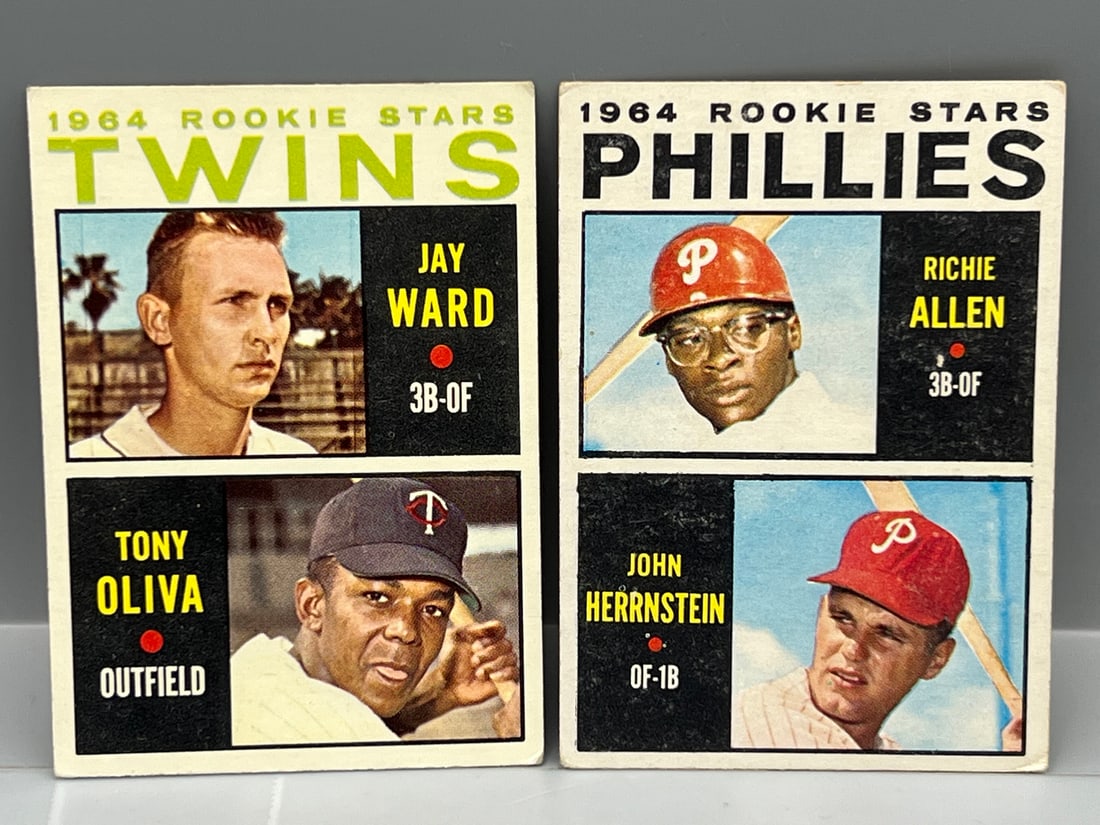 1964 Topps Tony Oliva #116 & Dick Allen RC #243 (1 of 2)