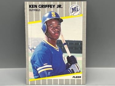 1989 Fleer Ken Griffey Jr. RC #548