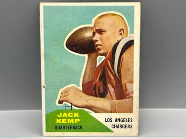 1960 Fleer Jack Kemp RC #124