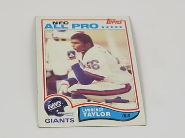 1982 Topps Football #434 Lawrence Taylor RC