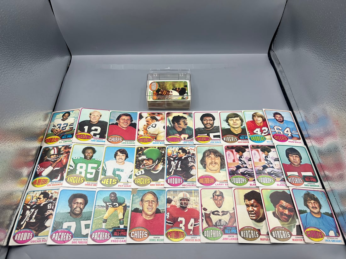 Lot of (75+) 1976 Topps Football Cards W/ Some Stars - Varying Conditions (1 of 3)