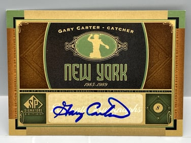 2012 Upper Deck SP Gary Carter Signature Edition Auto #NYM5
