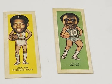 1974 Sugar Daddy Pro Faces Basketball Oscar Robertson & Jo Jo White