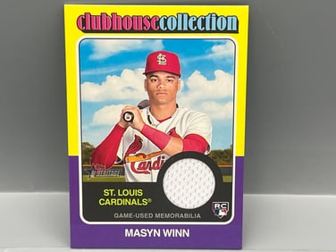 2024 Topps Heritage Masyn Winn Game Used Jersey RC #CCR-MW
