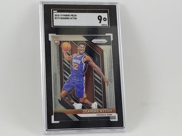 2018-19 Prizm Basketball #279 Deandre Ayton RC SGC 9 Mint