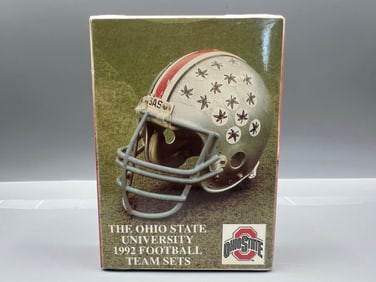 1992 Ohio State University Football Sealed Team Set - Very tough set - Eddie George Pre-RC