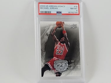 2009 UD Jordan Legacy #19 Michael Jordan PSA 8 NM-MT