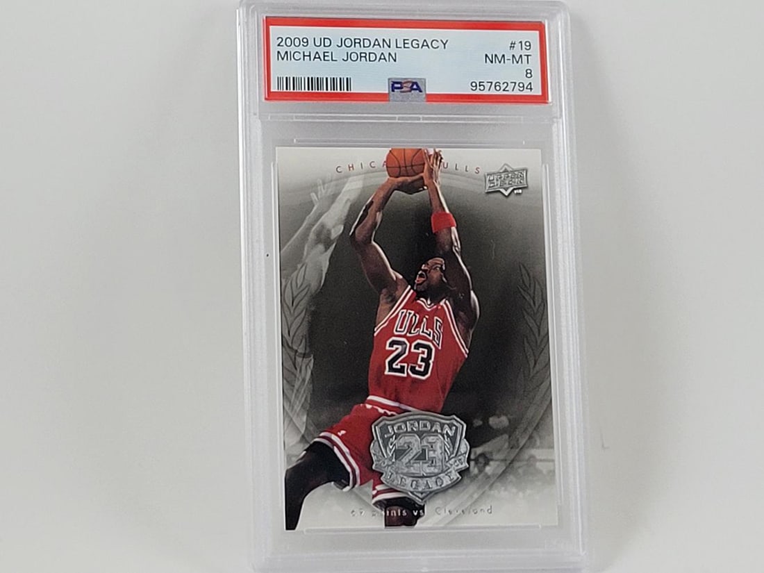 2009 UD Jordan Legacy #19 Michael Jordan PSA 8 NM-MT (1 of 2)