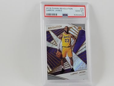2018-19 Panini Revolution #40 LeBron James PSA 10 GEM Mint
