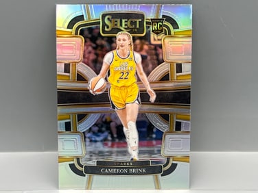 2024 Panini Select WNBA Cameron Brink Concourse Silver Prizm RC #56 - Rookie Refractor