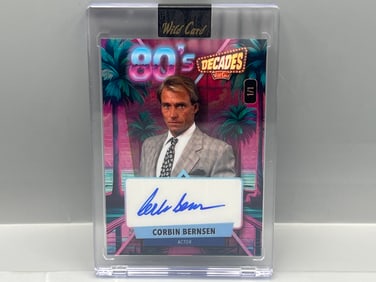 2024 Wild Card Decades National Exclusive Corbin Bernsen #1/1 - Sunset Parallel