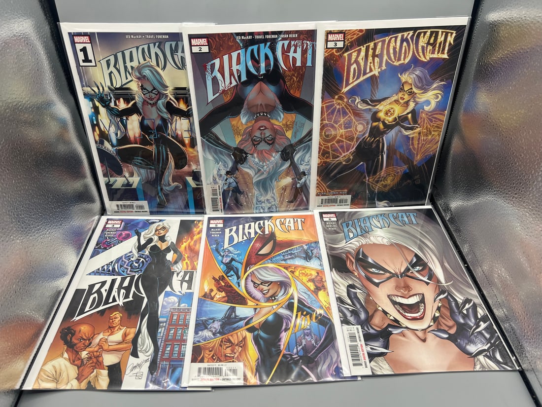 Black Cat #1-10 and Annual #1 - J Scott Campbell Covers (1 of 2)