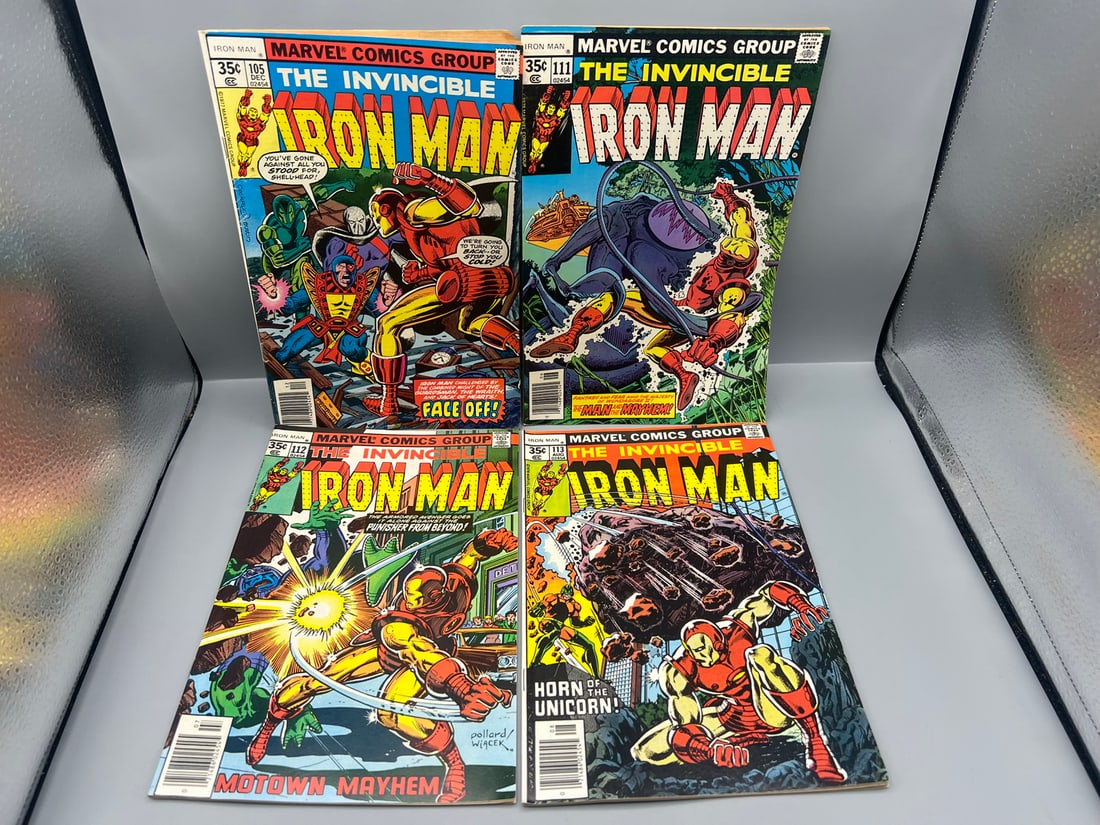 Iron Man #105, 111, 112, 113 (1 of 2)