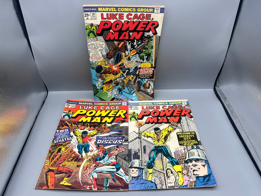 Power Man #20, 22, 23 - Luke Cage, Cotton Mouth: Power Man #20, 22, 23 - Luke Cage, Cotton Mouth