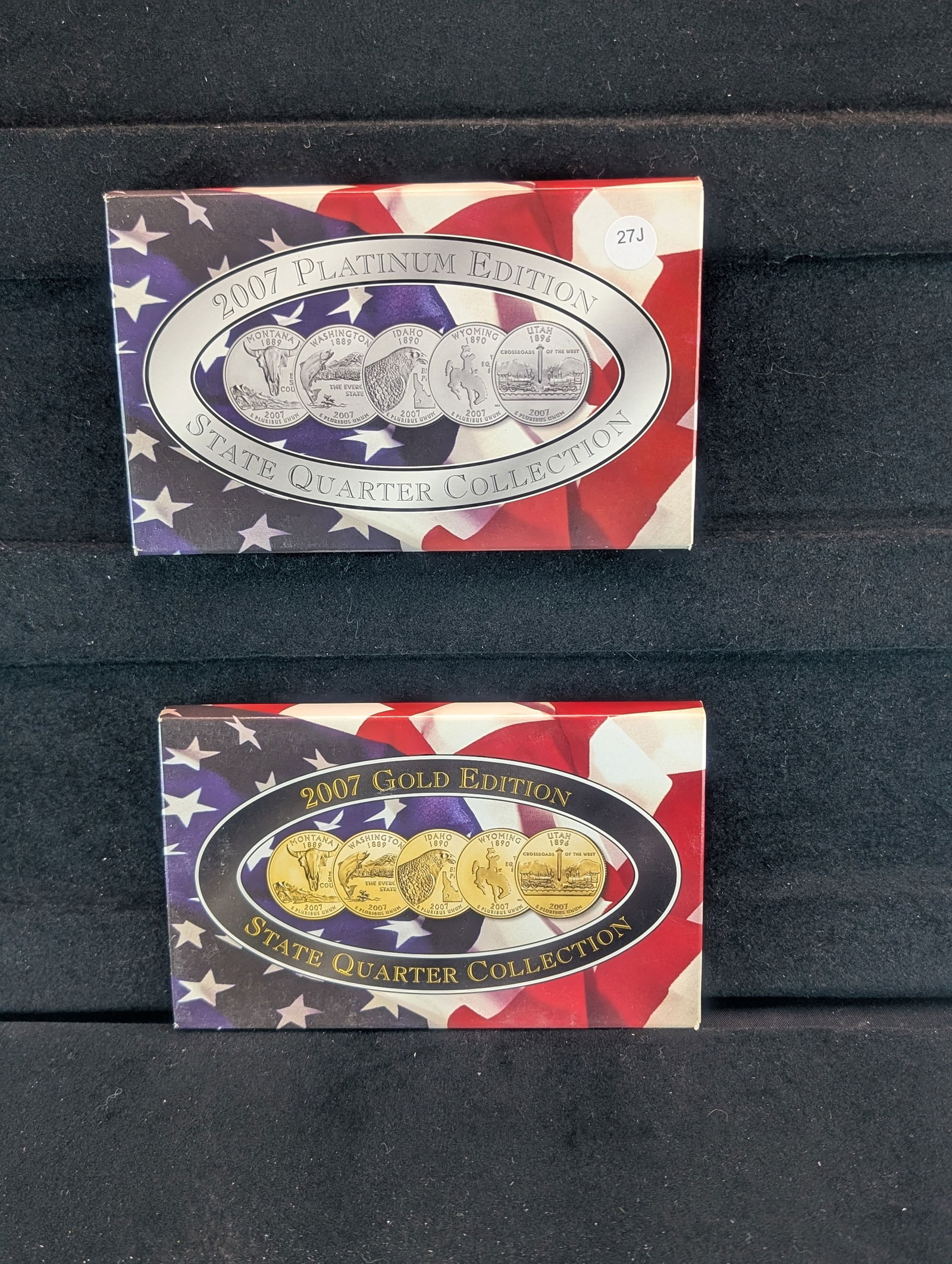 2007 Platinum & Gold Edition State Quarter Collection Sets (1 of 7)