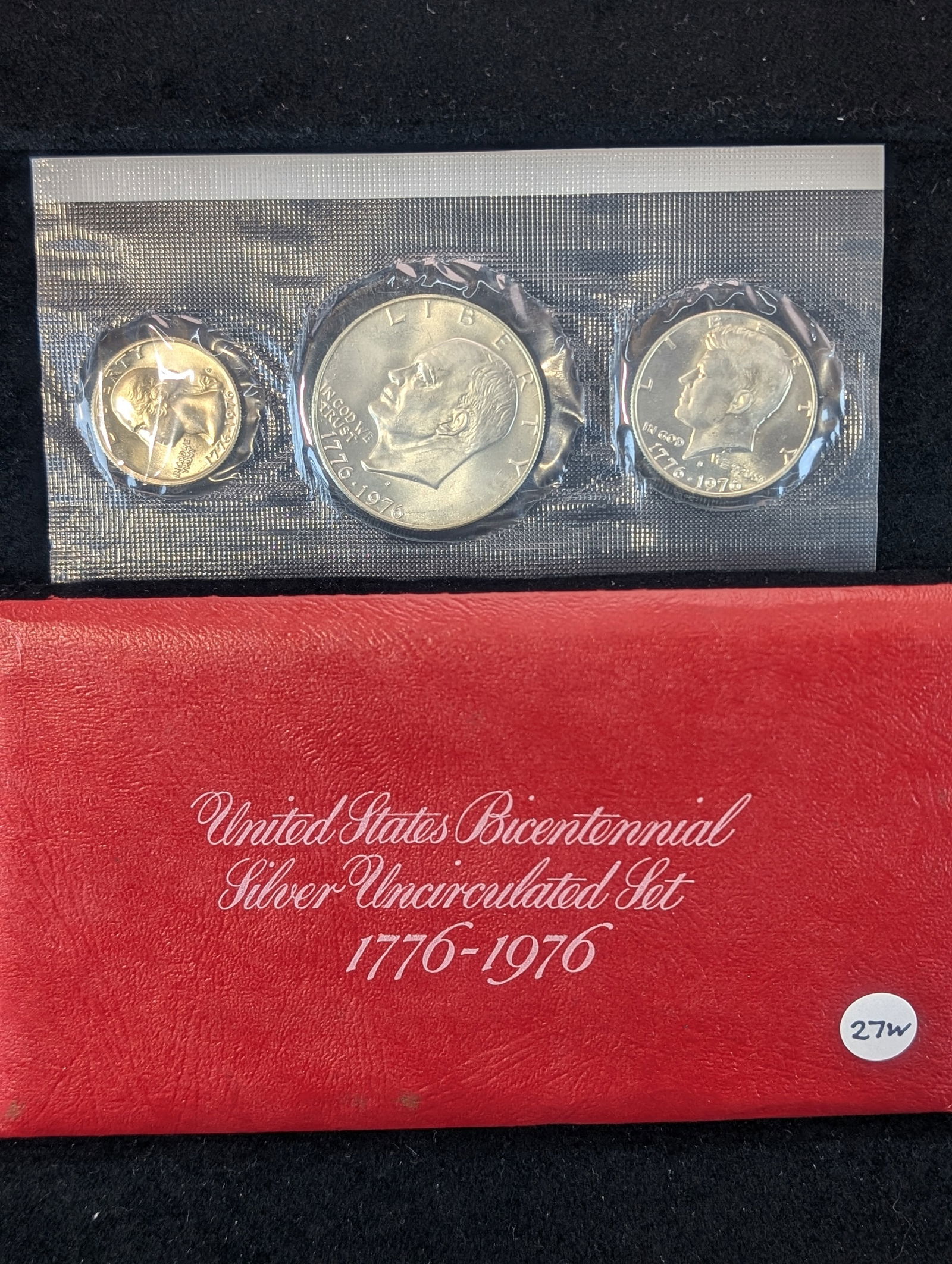 1976-S US Mint Bicentennial 40% Silver UNC 3 Coin Set. OGP (1 of 3)