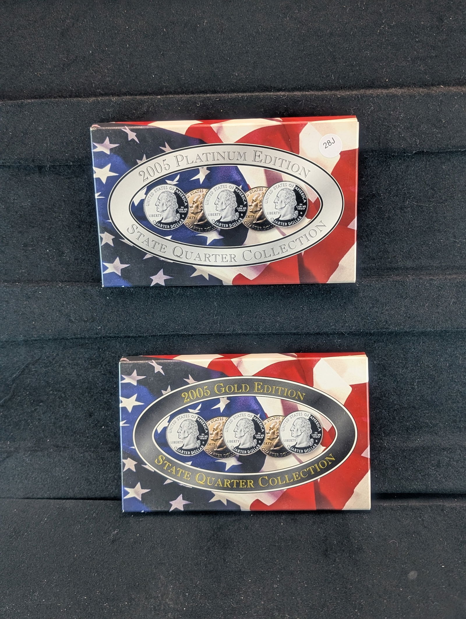 2005 Platinum & Gold Edition State Quarter Collection Sets (1 of 7)
