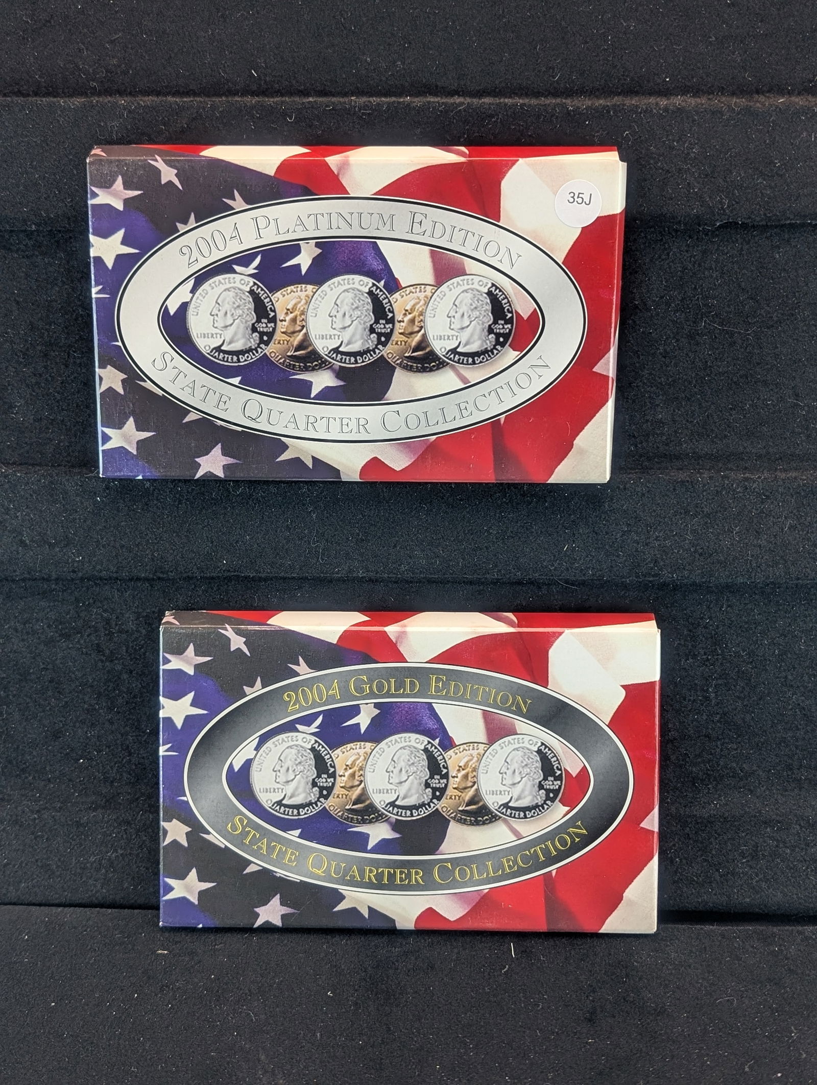 2004 Platinum & Gold Edition State Quarter Collection Sets (1 of 7)