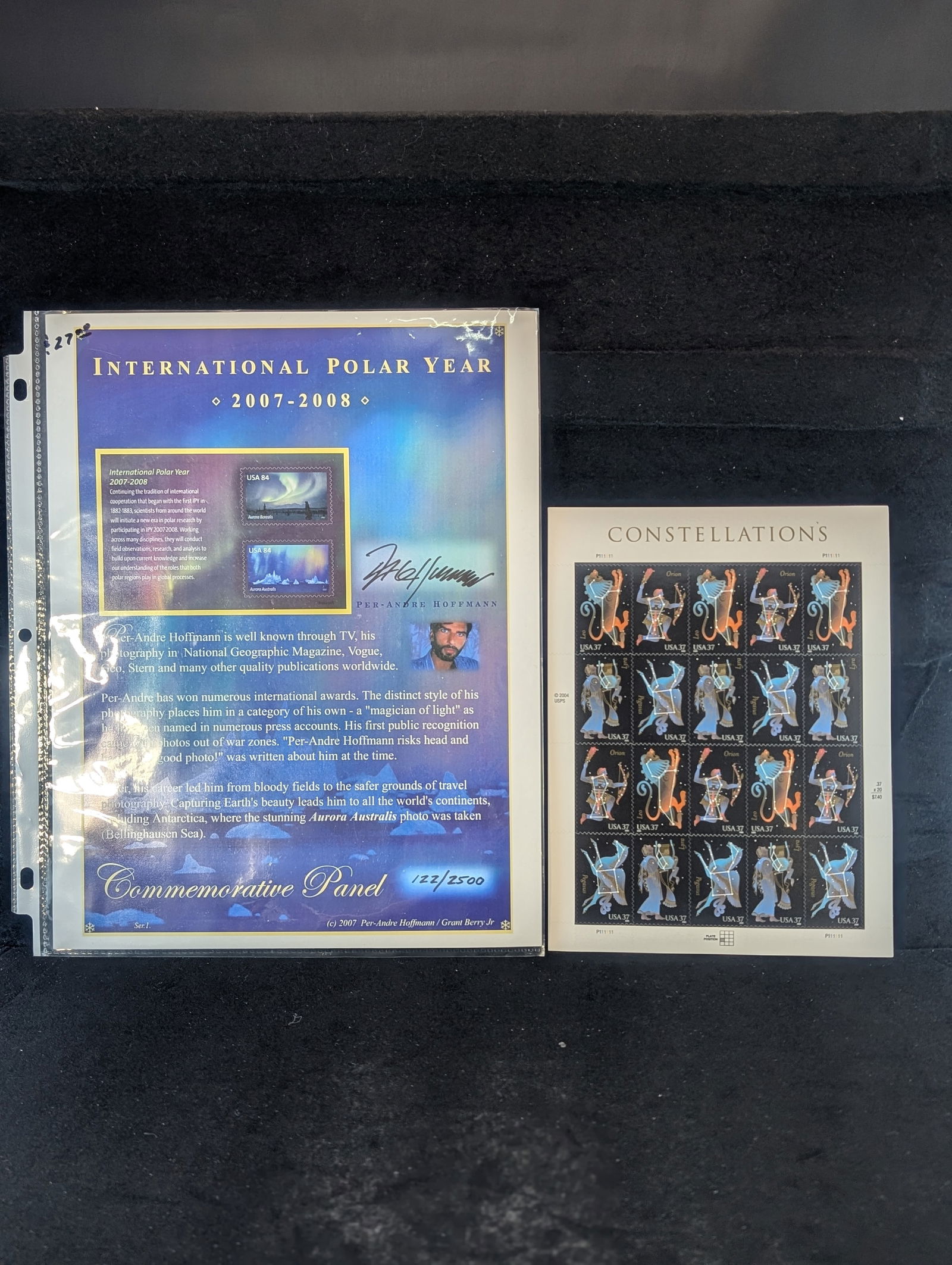 Sleeve w/2 Mint U.S. Postal Stamp Sheets (1 of 2)