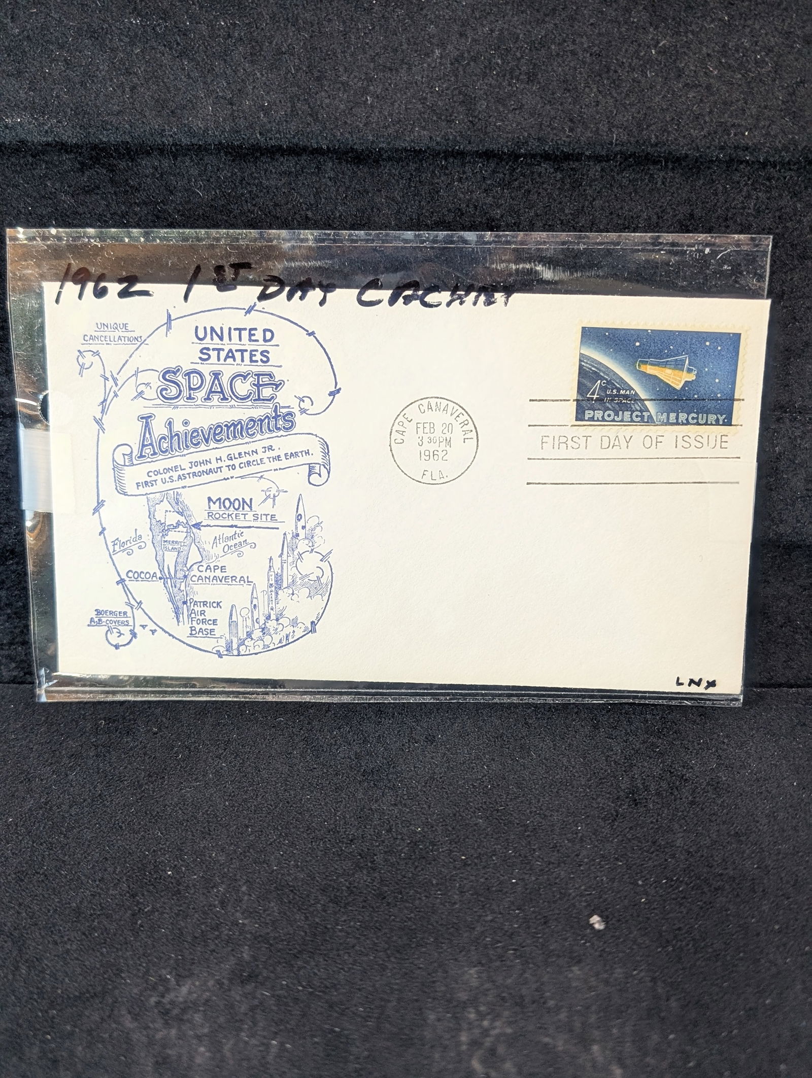 1962 1st Day Cachet: 1962 1st Day Cachet