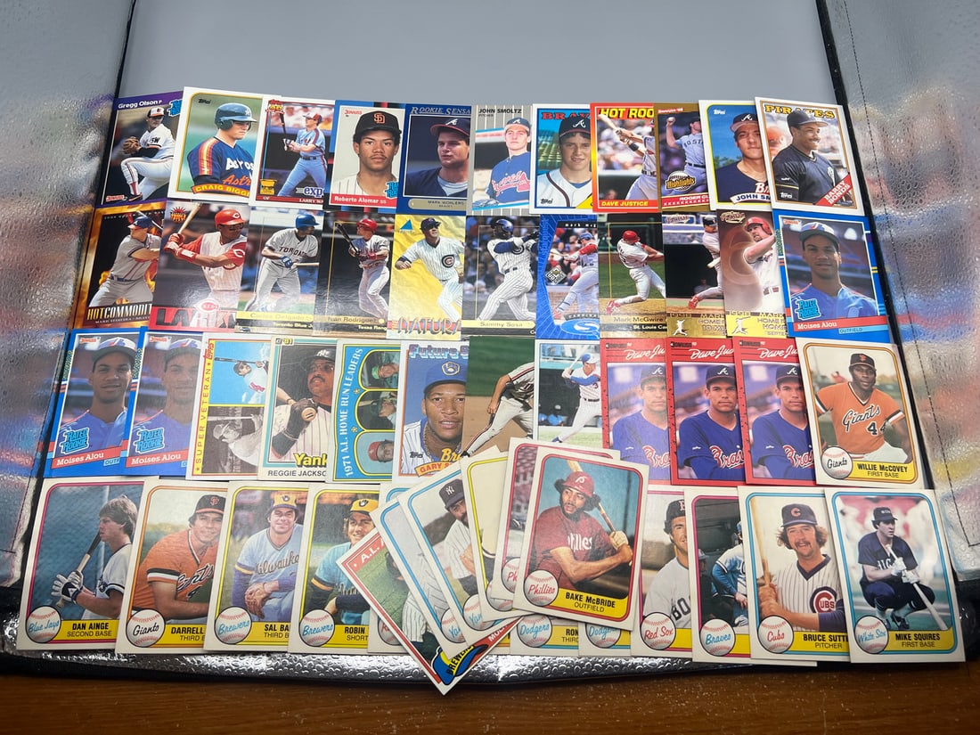 Lot of (45+) Assorted Vintage Baseball Cards W/ Lots of Rookies & Many Stars - Varying Conditions (1 of 5)