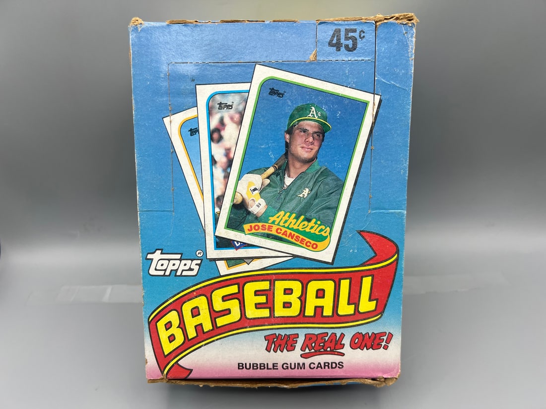1989 Topps Baseball Near Complete Wax Box - Missing 1 Pack (1 of 2)