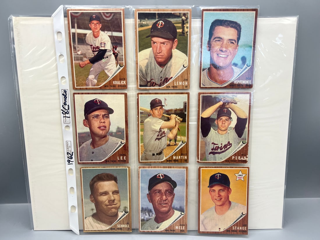 Lot of (70+) 1962 Topps Baseball Cards W/ Many RCs & Some Stars - Varying Conditions (1 of 8)