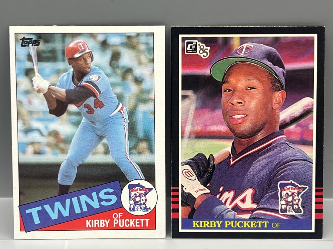 Kirby Puckett 1985 Topps RC #536 & 1985 Donruss RC #438 (1 of 2)