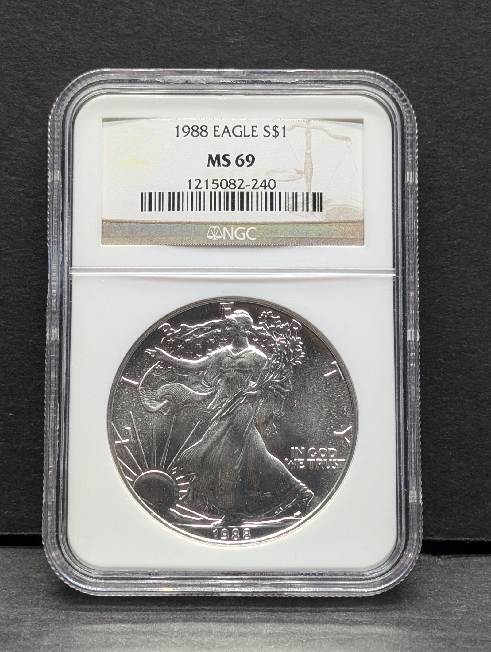 1988 American Silver Eagle - NGC MS69 (1 of 3)