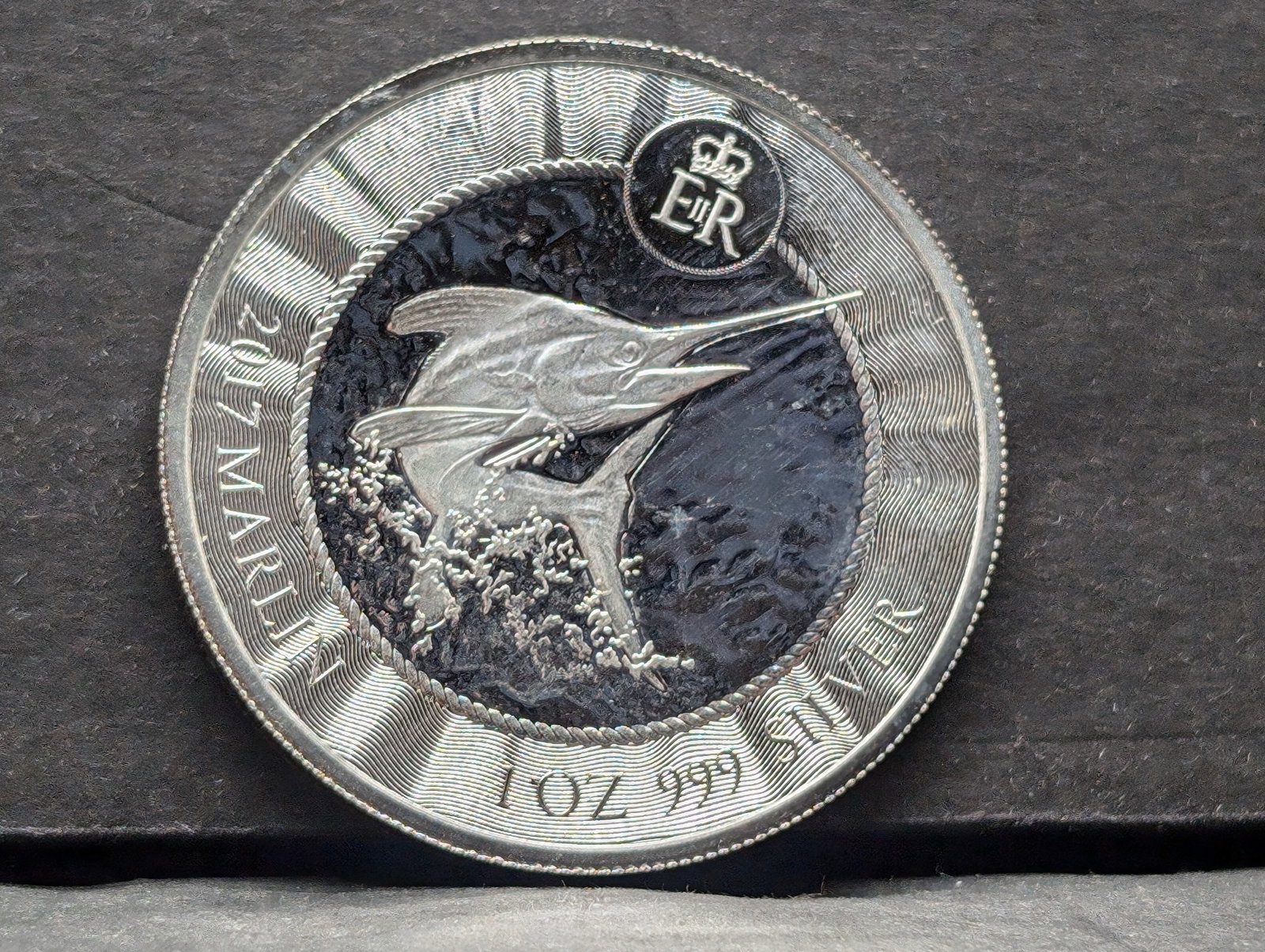 1 Oz. .999 FINE SILVER Marlin Designed Coin: 1 Oz. .999 FINE SILVER Marlin Designed Coin
