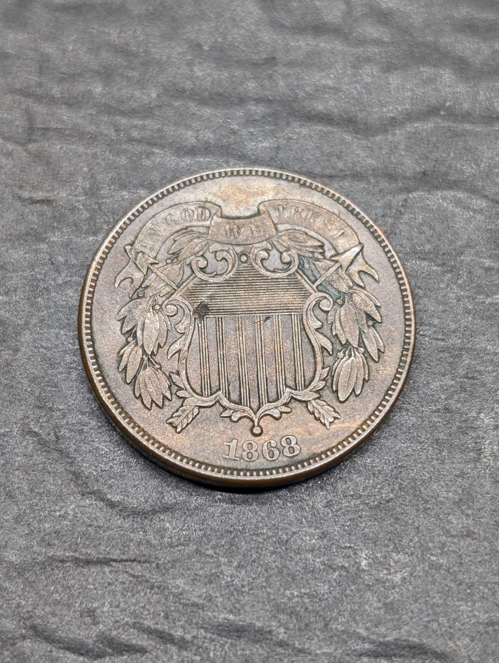 1868 Two Cent Piece (1 of 2)