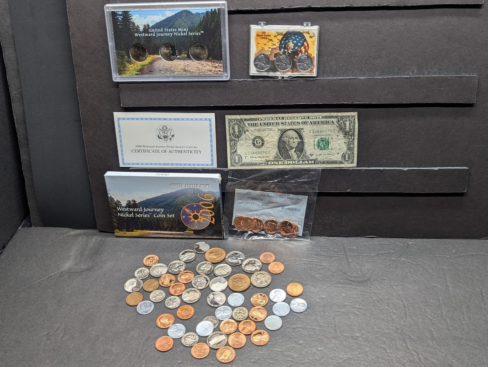 Large Grab Bag of Various U.S. Coins & Currency (1 of 8)