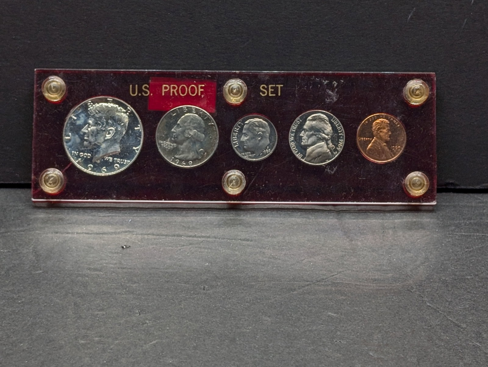 1969-S Year Proof Coin Set in Display Case (1 of 2)