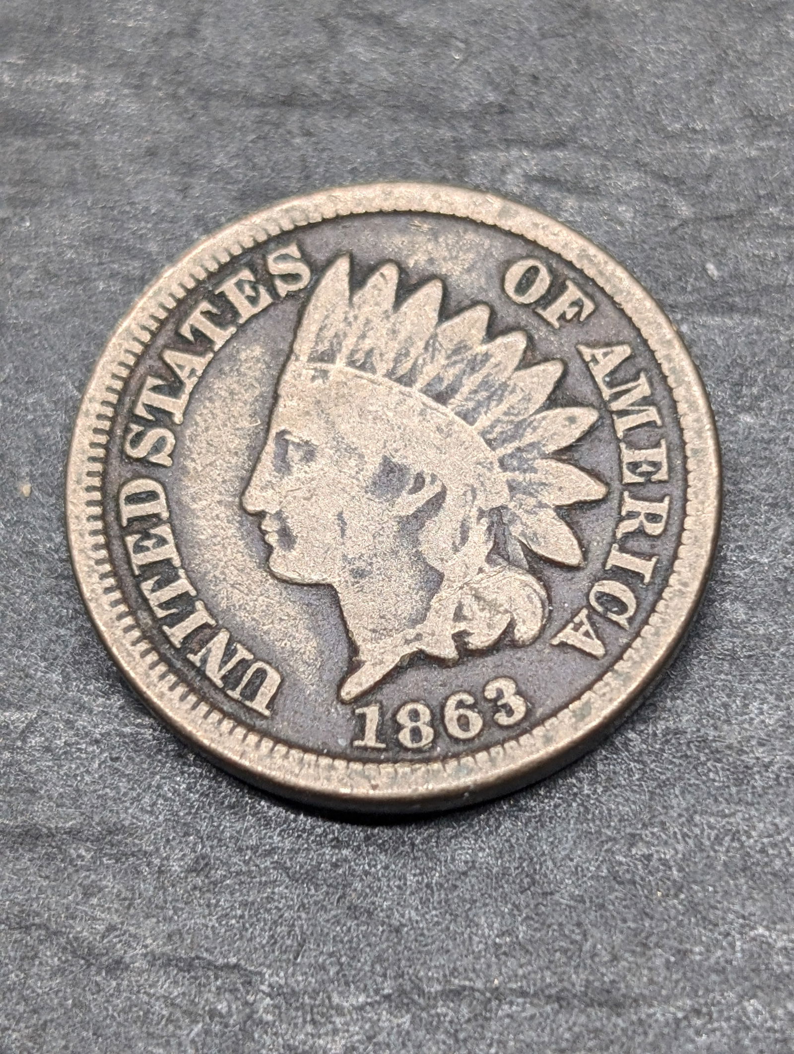 **GOOD** 1863 Indian Head Cent (1 of 2)