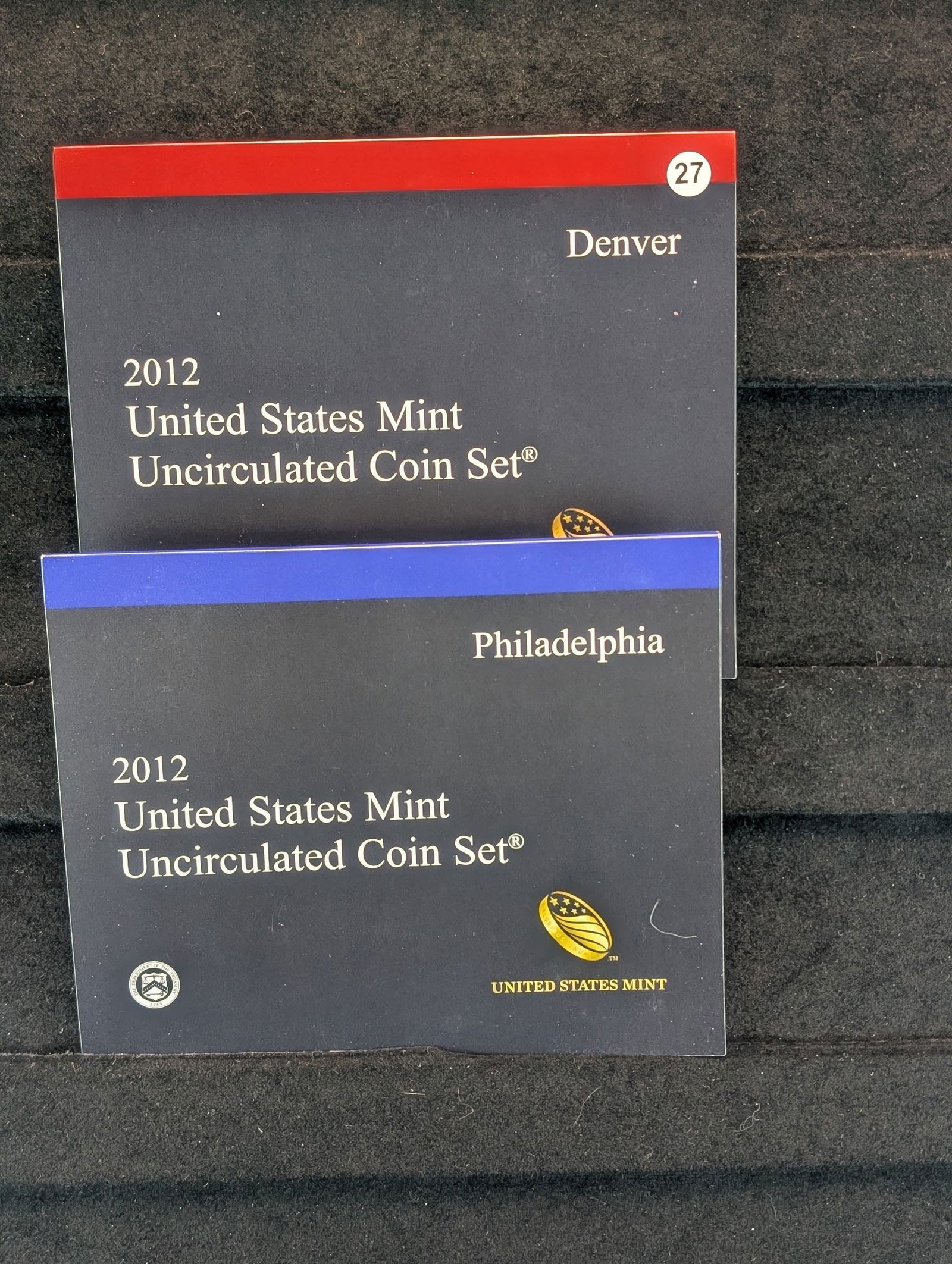 (28 coins) 2012 United States Mint Denver and Philadelphia UNC Coin Sets (1 of 5)