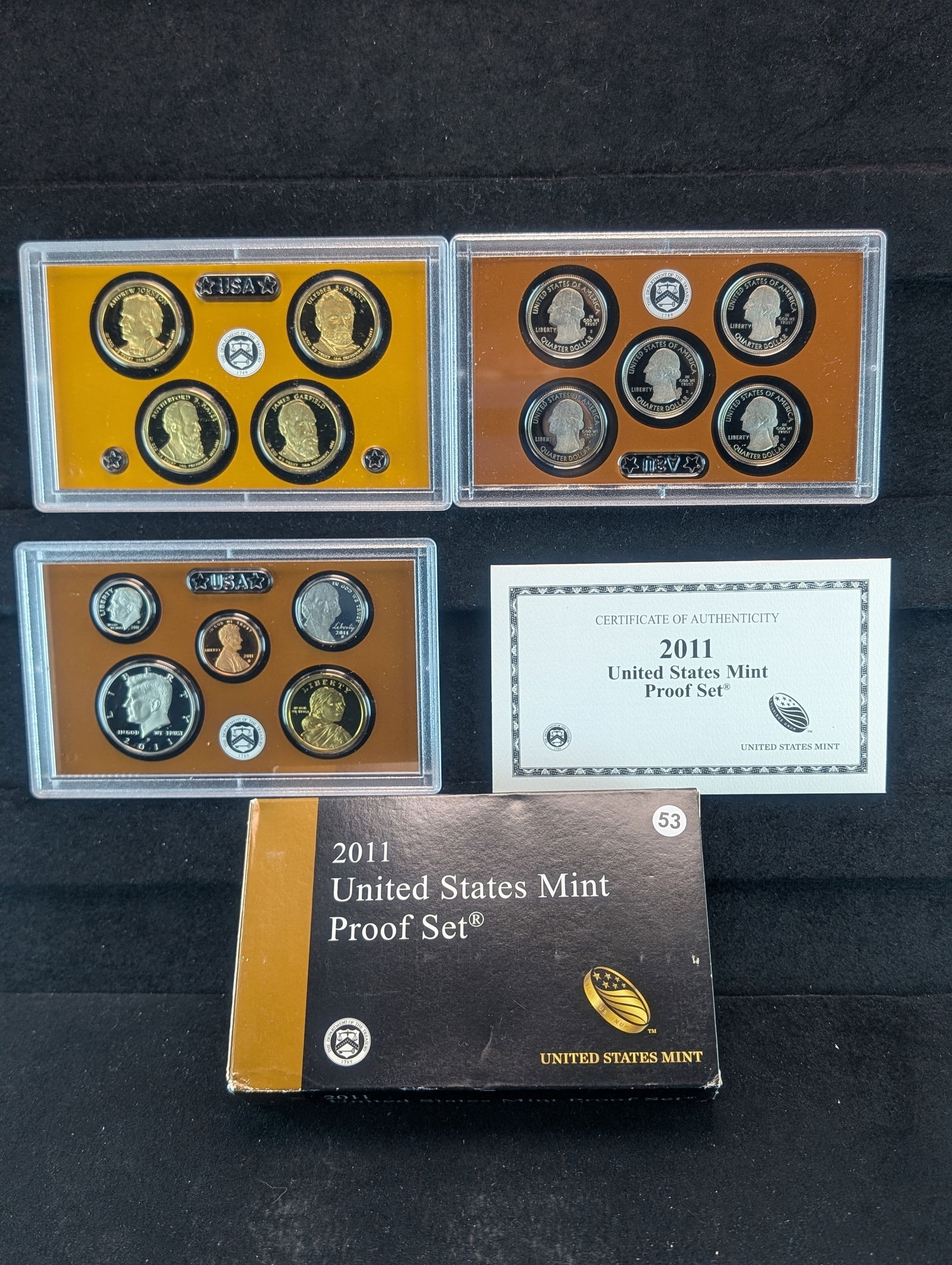 (14 coins) 2011-S United States Mint Proof Set OGP (1 of 4)
