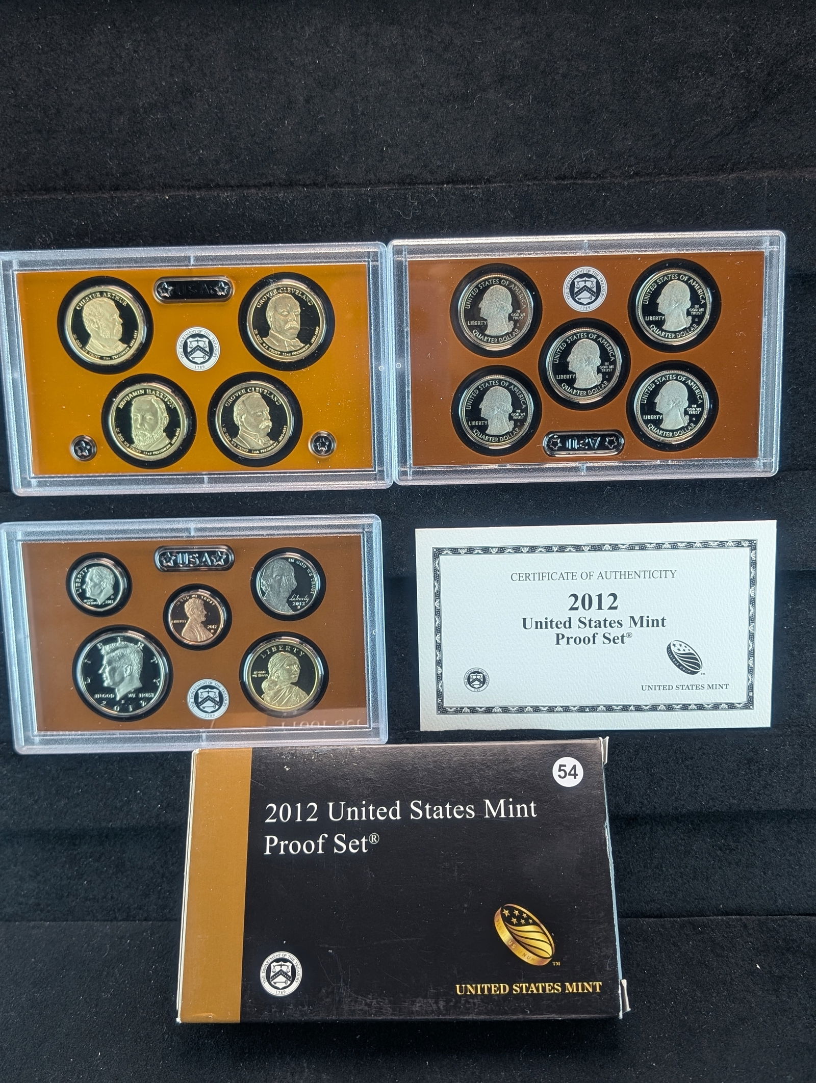 (14 coins) 2012-S United States Mint Proof Set OGP (1 of 4)