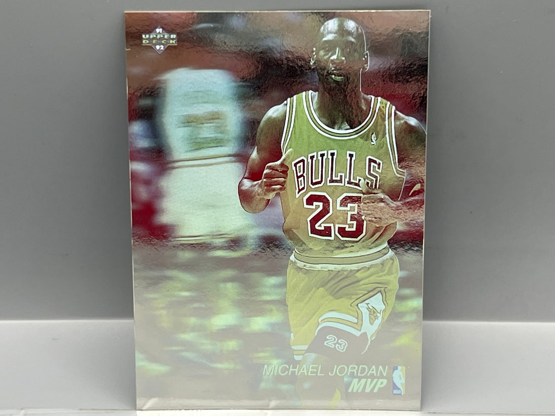 1991-92 Upper Deck Michael Jordan Hologram #AW4 (1 of 2)
