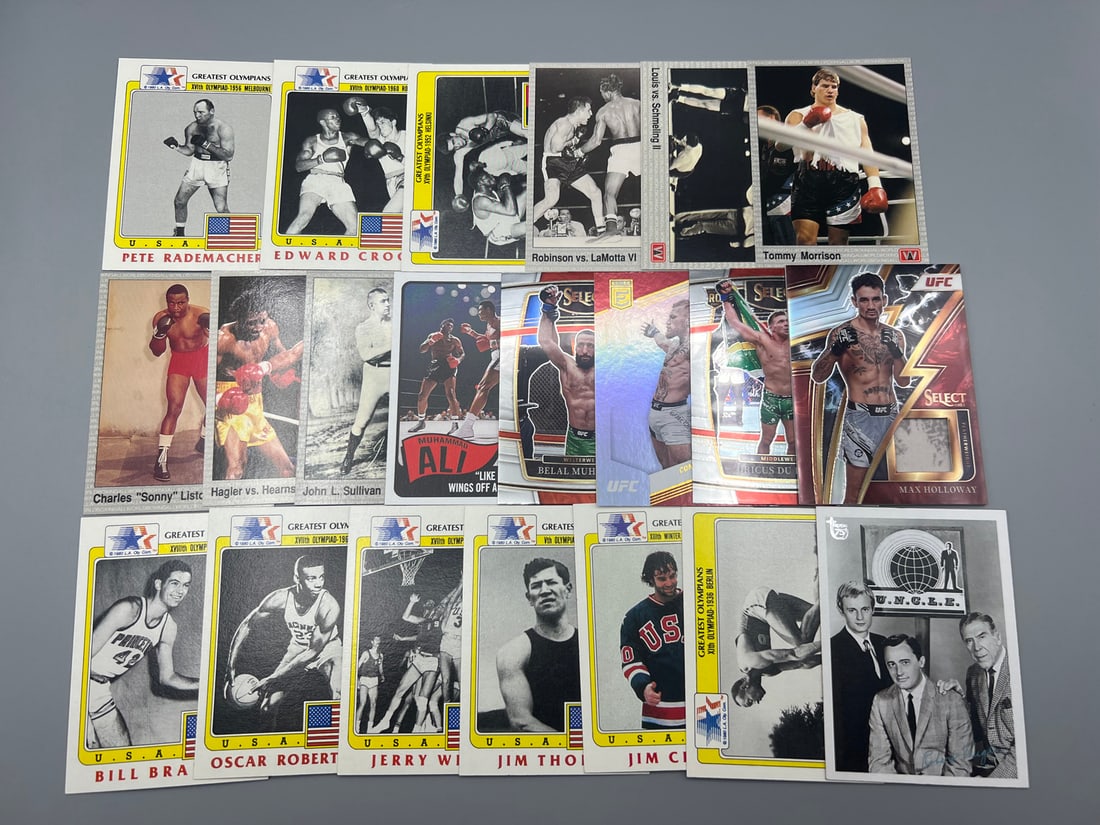 Lot of Assorted Boxing/UFC/Olympic/And Other Trading Cards - Relic Card (1 of 5)