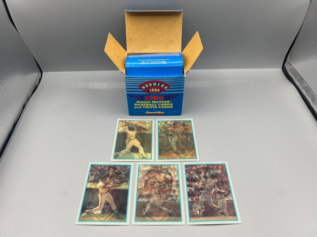 1986 Sportflics Baseball Rookies Complete Set W/ Barry Bonds, Bo Jackson, Jose Canseco, Barry (1 of 3)