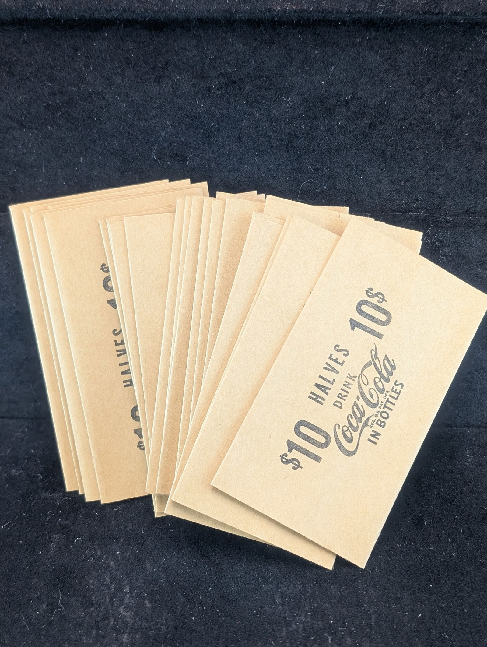 25- Coca Cola $10 Half Dollar Coin Wrappers (1 of 1)