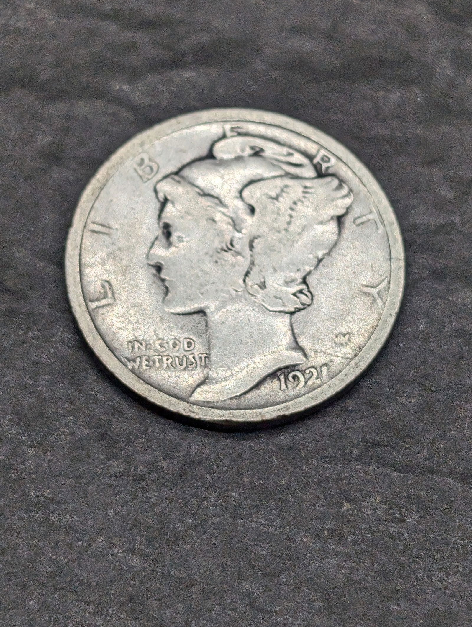 1921 Mercury Dime (1 of 2)