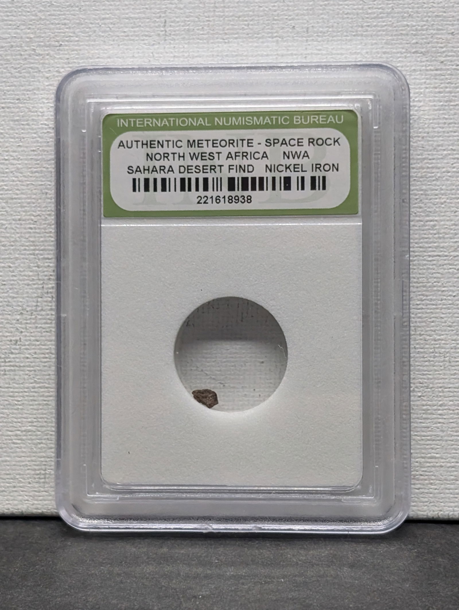 Authentic Meteorite Space Rock - North West Africa - Sahara Desert Find - Nickel Iron (1 of 3)