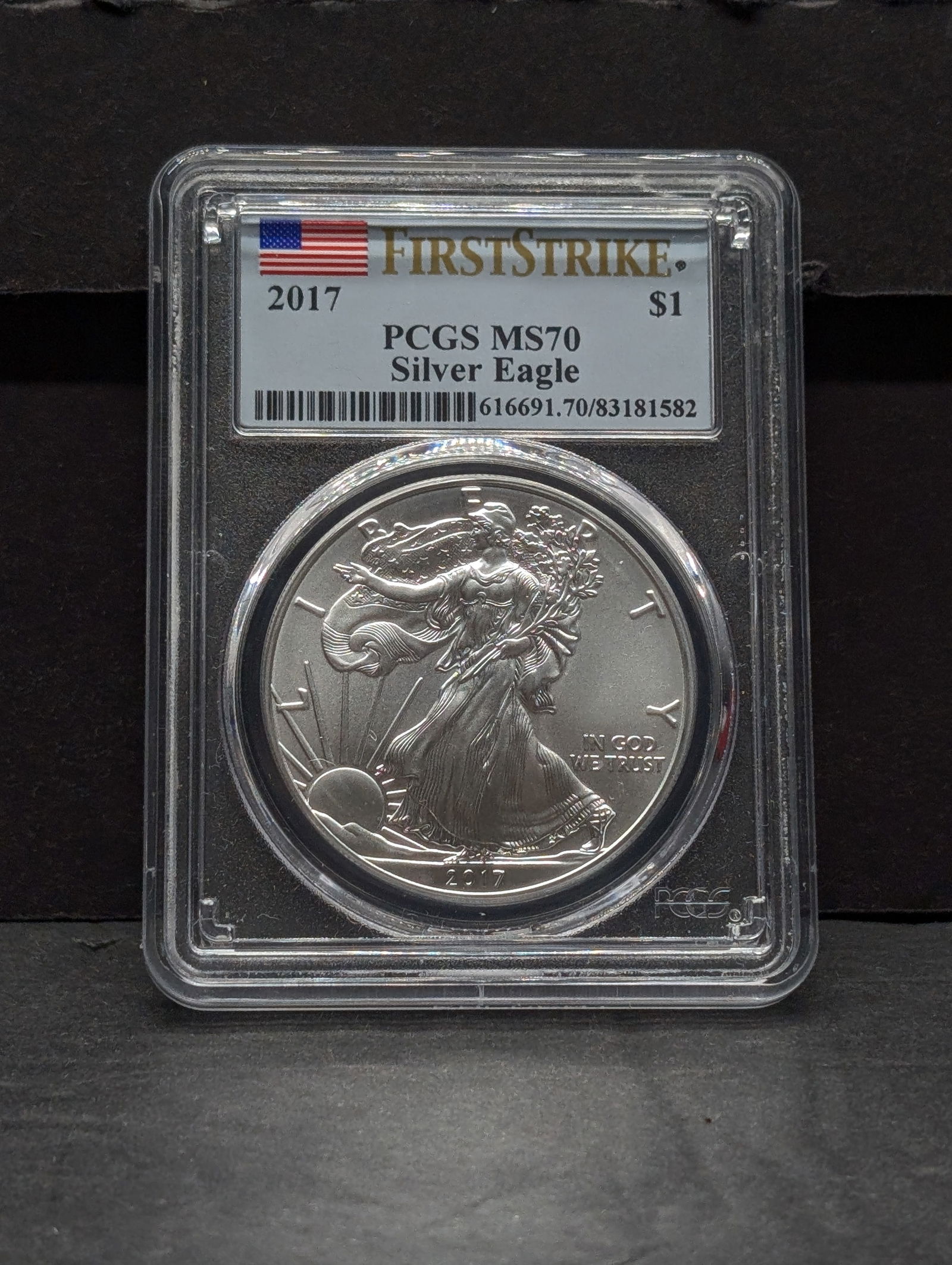 2017 American Silver Eagle - PCGS MS70 *First Strike* (1 of 3)