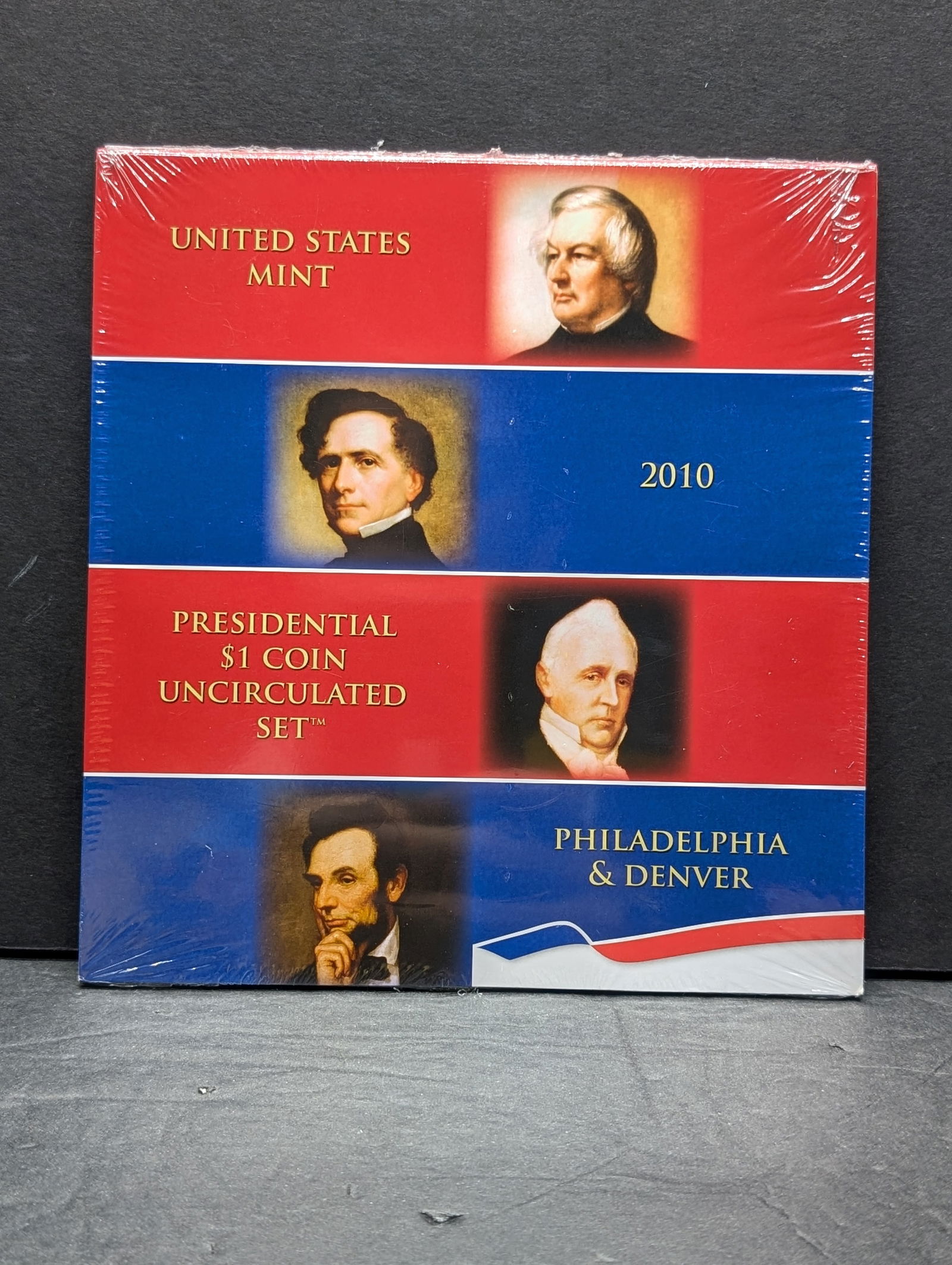 2010-P&D U.S. Mint Presidential $1 Coin UNC Set in OGP w/ COA (1 of 2)