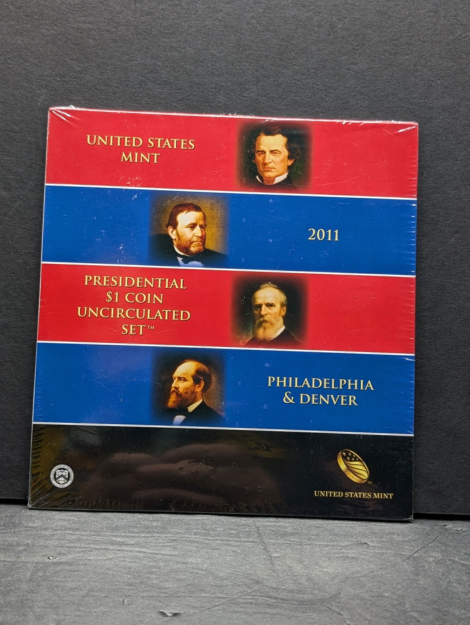 2011-P&D U.S. Mint Presidential $1 Coin UNC Set in OGP w/ COA (1 of 2)