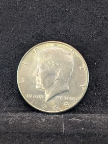 1968-D Kennedy Half Dollar- 40% Silver