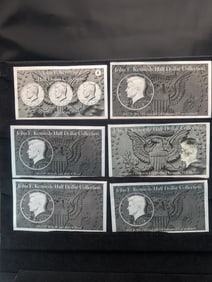 (6 sets- 18 Coins) John F Kennedy Half Dollar Collections Various Dates and Mints